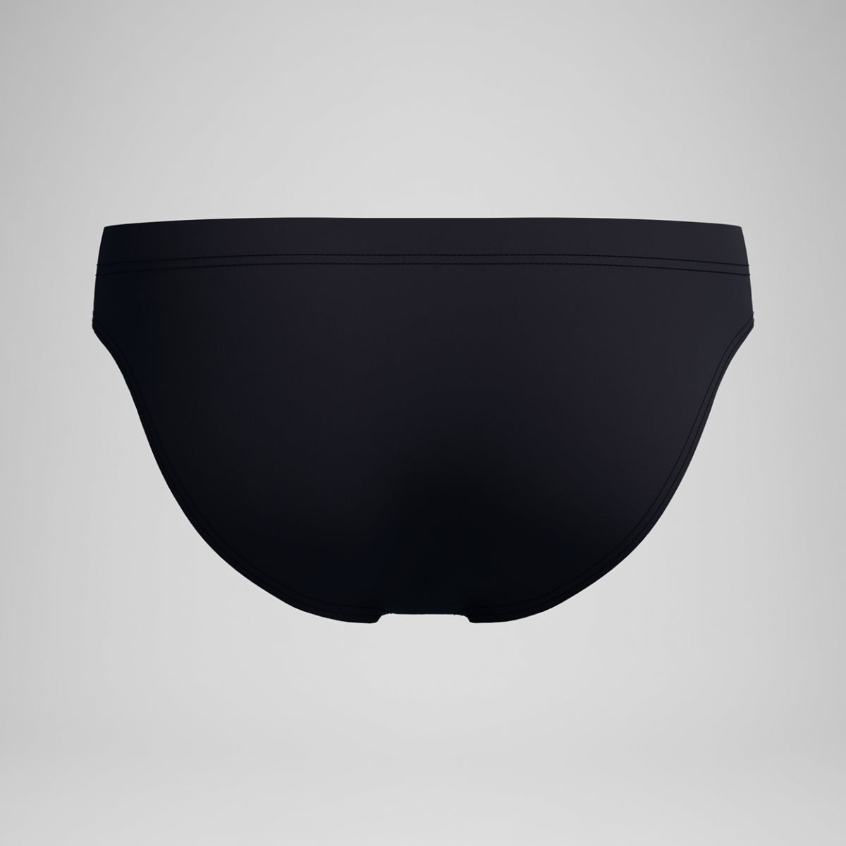 Male Solid Brief - Team Black