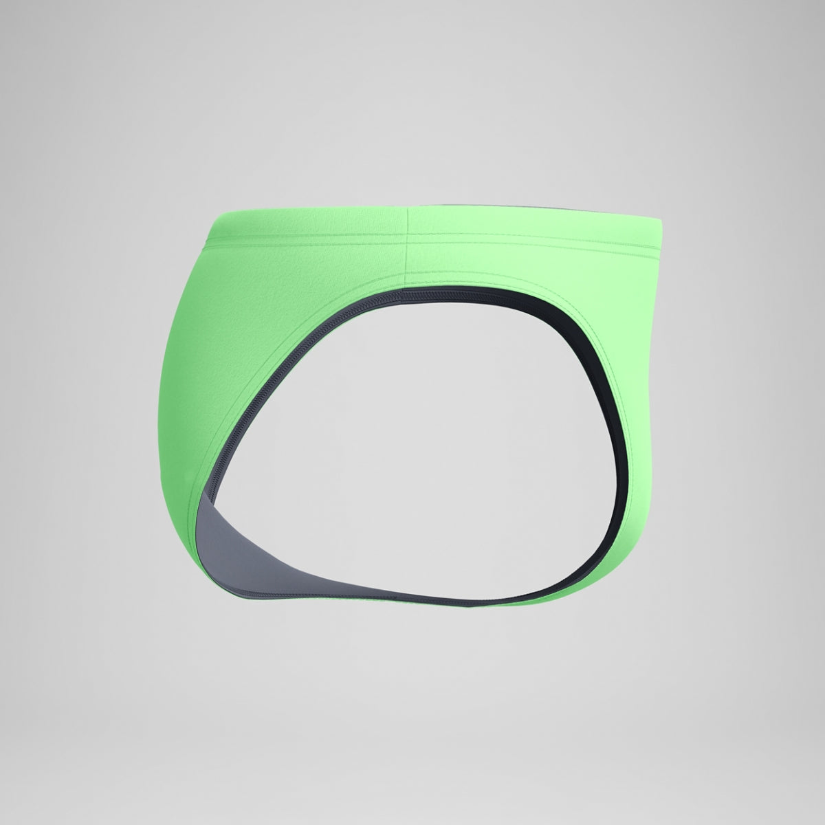 Male Solid Brief - Screaming Green