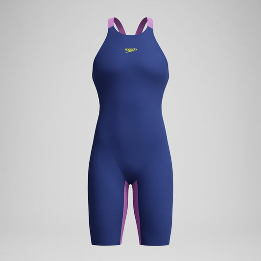 Fastskin LZR Pure Valor 2.0 Openback Kneeskin - Noble Navy/Jelly USA