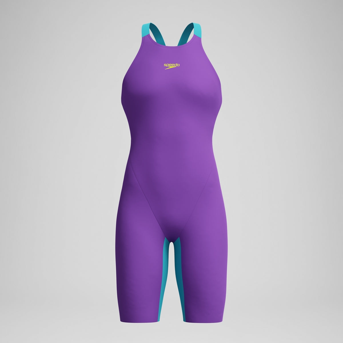 Fastskin LZR Pure Valor 2.0 Openback Kneeskin - Galaxy Grape/Mayan Blue USA