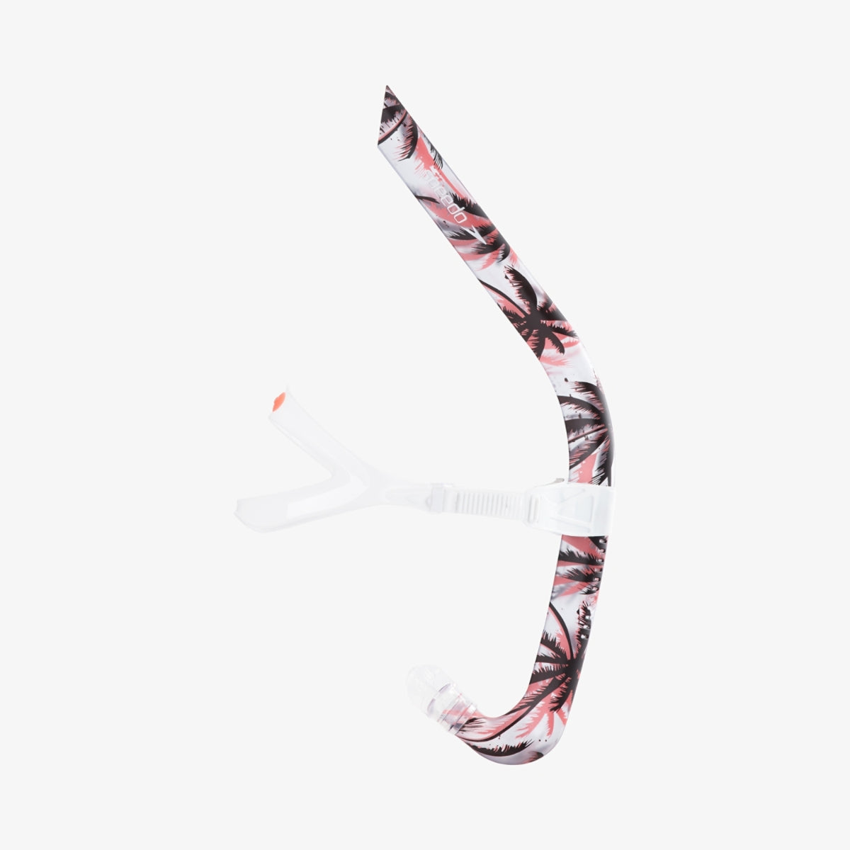 Printed Bullet Head Snorkel - Fiery Coral Palms